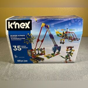 KNEX Set 480 Pieces Construction Education 35 Model Building Set 12418